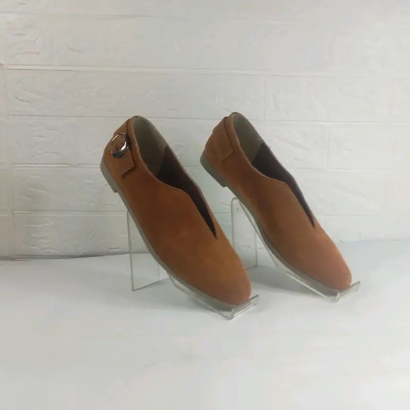 plat shoes sepatu slip on sepatu perempuan sepatu modis Hak Datar (1 cm atau kurang) Hak Datar (1 cm atau kurang) 5