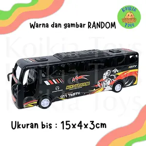 Mainan anak bis pariwisata bis sekolah ukuran kecil school bus