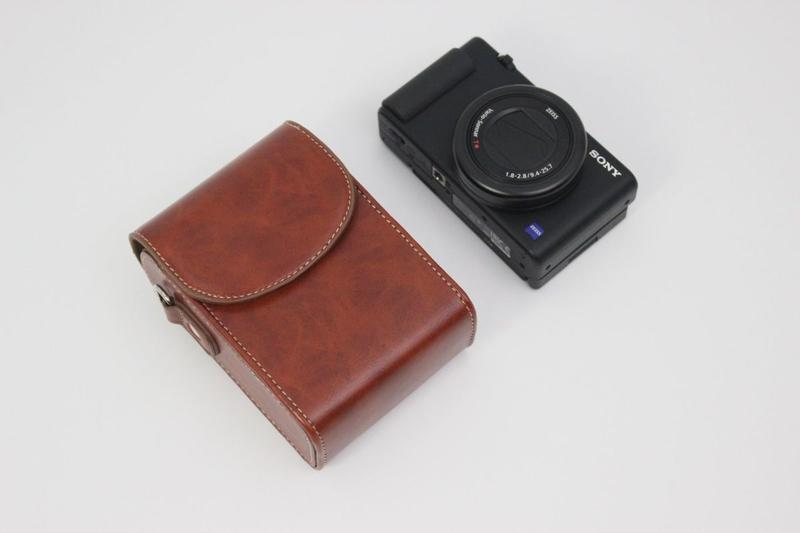Product Introduction of Suitable for Canon G7x2/3 Protective Leather Case Sony Black Card Rx100m7 Zv1 Ricoh GR3 Camera Bag Crossbody 9