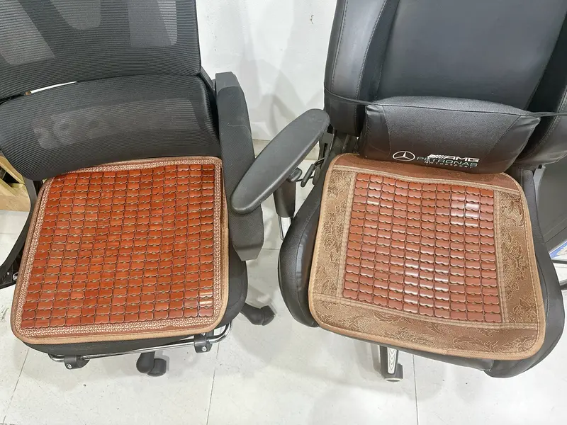Chiếu lót ghế xe ô tô, ghế văn phòng, ghế ngồi bằng tre trúc kích thước 45x45cm 6