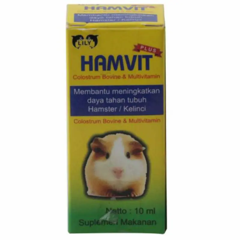 Yu Milk Susu Hamster dan Vitamin Hamvit Suplemen Nutrisi Hewan Hamster Kelinci Yumilk 3
