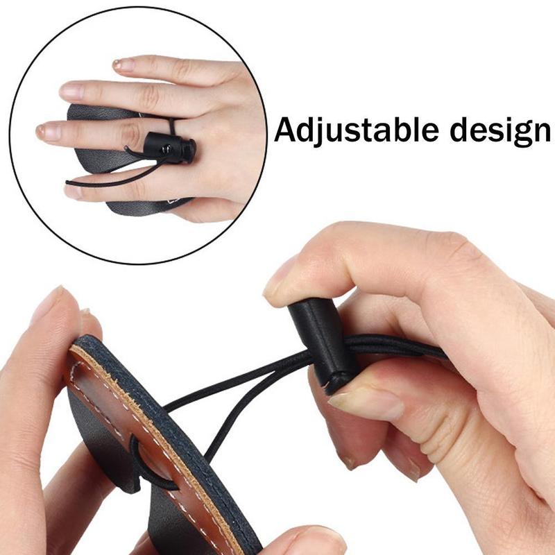 Product Introduction of Bow And Arrow Sports Cowhide Finger Protector Double Protector Accessories Sports Layer Finger 33