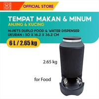 Gambar M-Pets Duplo Food & Water Dispenser 6L / Tempat Makan Minum Hewan - dispenser makanan dan minum hewan dari M-Pets Volk Pets Indonesia Kota Tangerang 4 Tokopedia