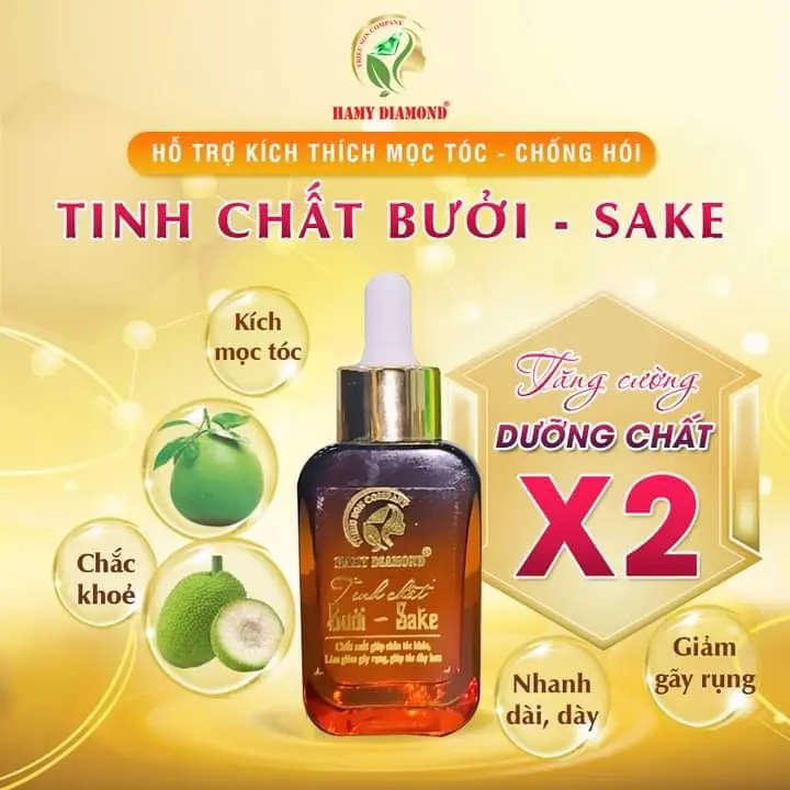 TINH DẦU BƯỞI CHIẾC XUẤT TỪ THIÊN NHIÊN GIÚP TÓC MỌC NHANH (Hàng chính hãng)