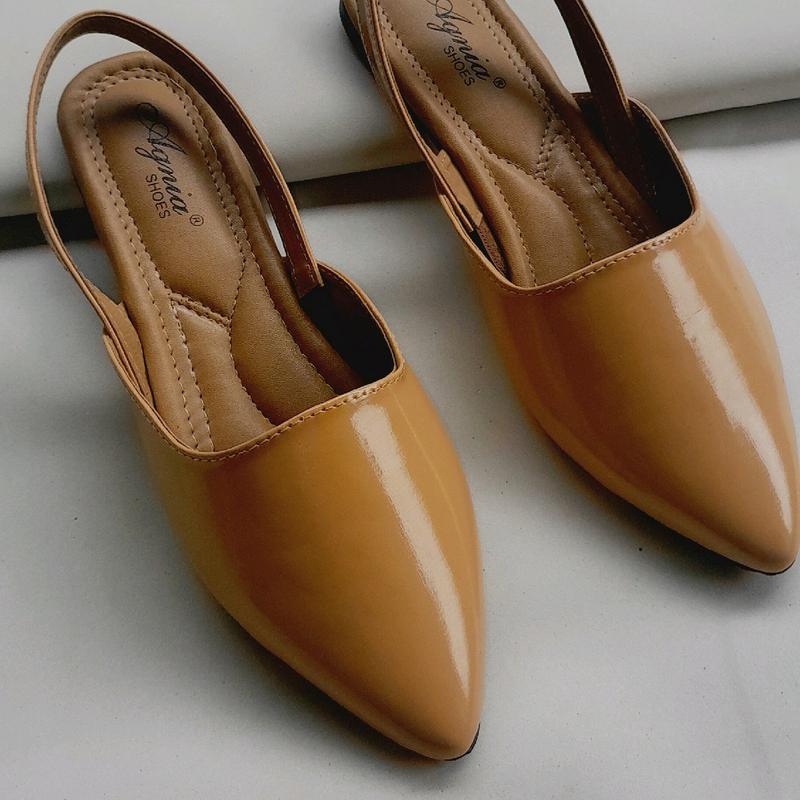 sepatu sandal selop mules wanita/Sandal datar tanpa hak Shoes 2