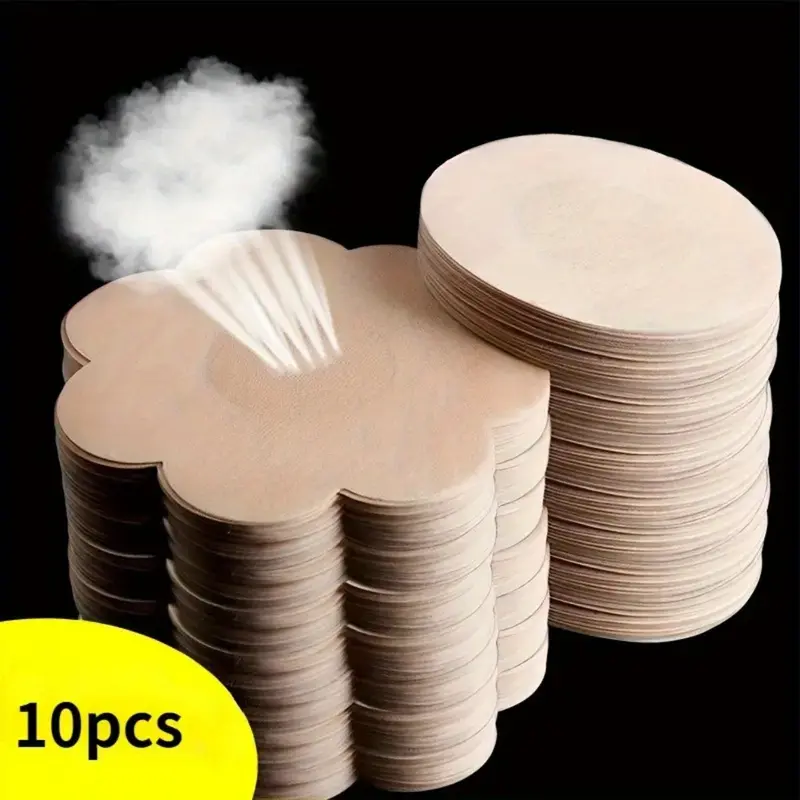 10/50/100pcs Disposable Set, Strapless Self-adhesive Breast Lift Nipple Covers for Women'S Underwear and Lingerie Accessories Womenswear Bras 2