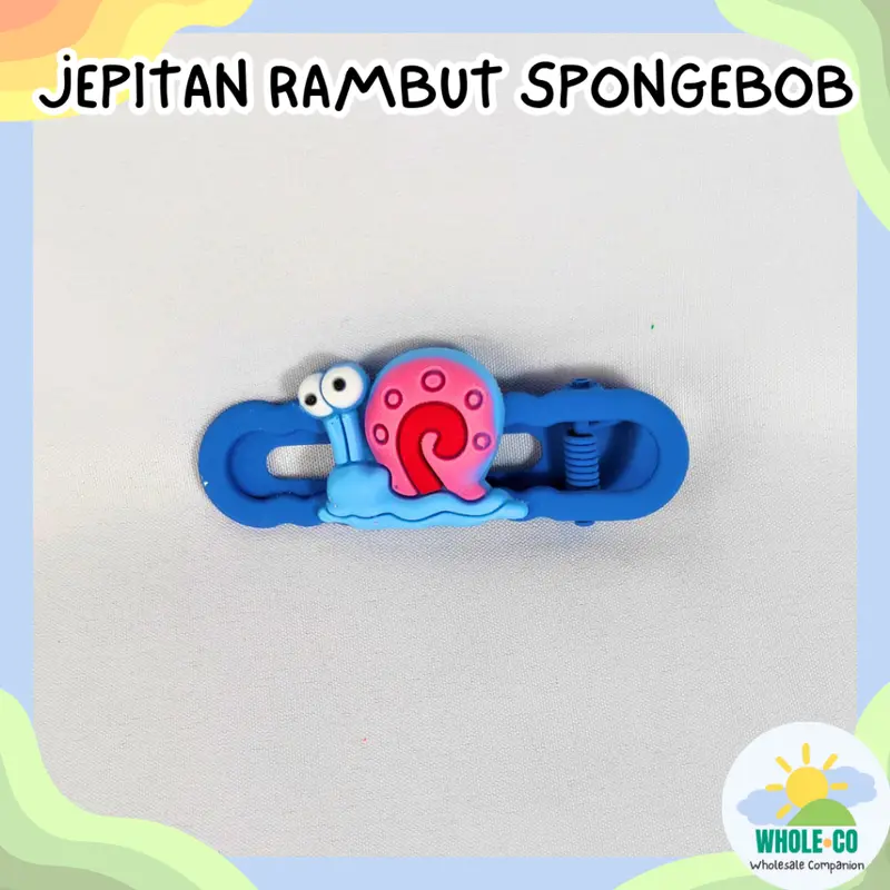 Jepitan Rambut Sponge Bob Squidward Patrick Lucu unik Imut Termurah Grosir COD 8