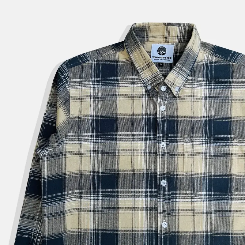 Kemeja Flanel Pria WOODCUTTER Light Clifford Flannel Shirt Lengan Panjang 3