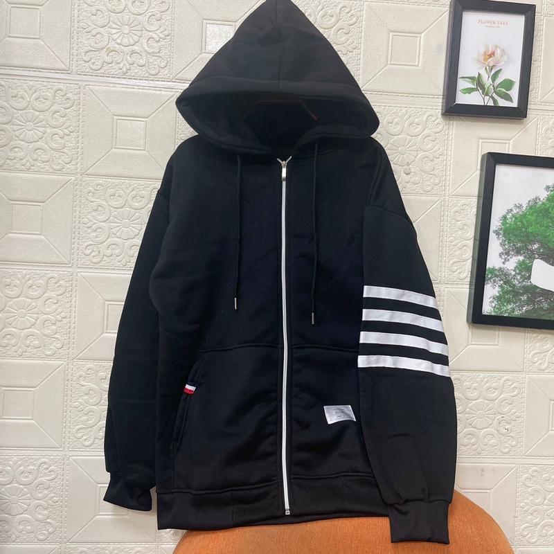 Áo hoodie 4 vạch tay áo( vạch may )form nam nữ mẫu Top Tay Dài Menswear Dài Tay Shirt Kem Nhung