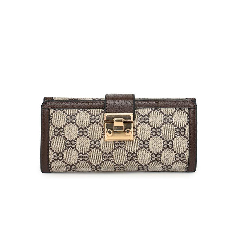 Product Introduction of Ladies' Short, High Appearance, Multi Slot, Three Fold Buckle, Hand-held Long Wallet 30