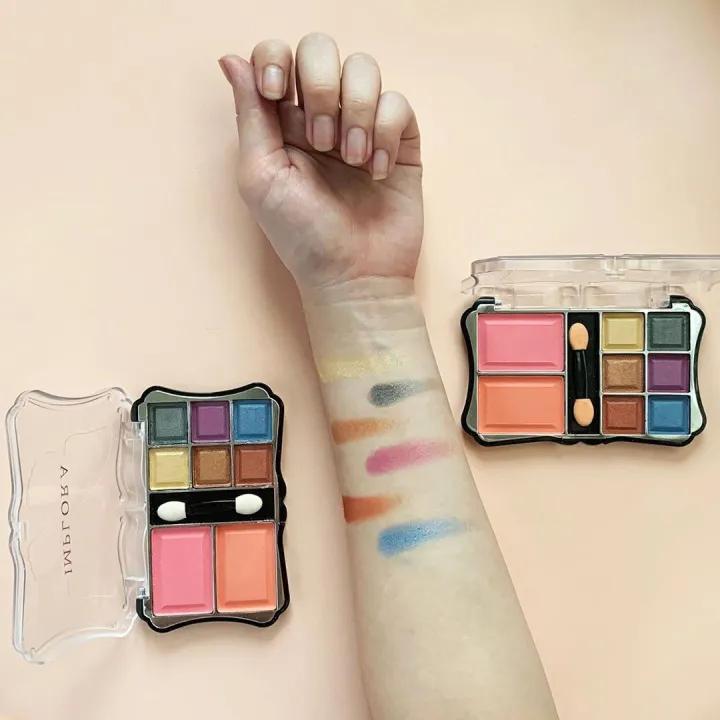 Product Introduction of ENVIO - IMPLORA Eyeshadow Beauty Palette 12 Warna/ 13 Warna/ Kupu/ 9in1 5