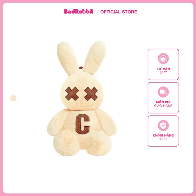 Balo Bad Rabbit: BEIGE BABY RABBIT BACKPACK - Local Brand Chính Hãng
