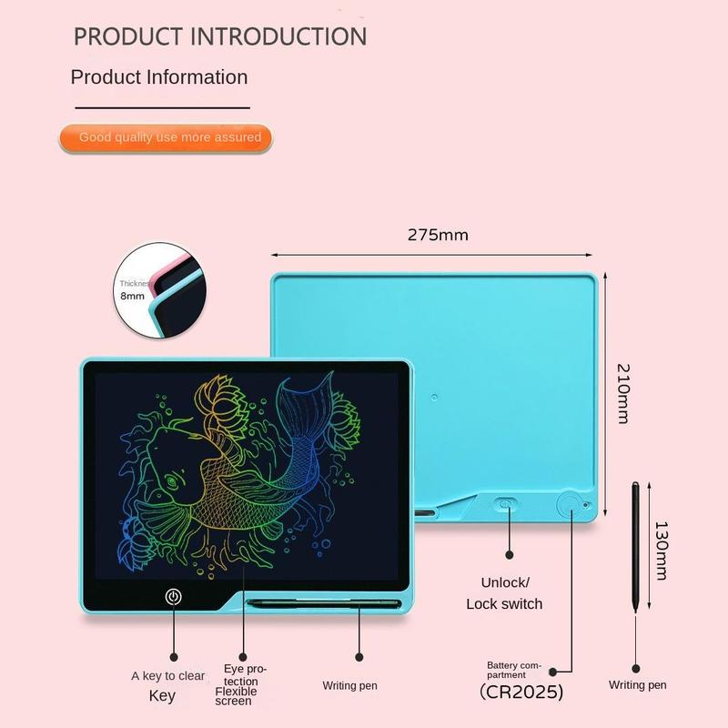 Large size 13-inch 16-inch LCD painting board LCD writing board Children's graffiti electronic small black board drawing tablet 2
