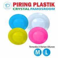 Gambar Pamosroom Piring Plastik Crystal Wadah Makan Tempat Saji Piring Makan - S (Random), Standar dari pamosroom Kota Administrasi Jakarta Utara 1 Tokopedia
