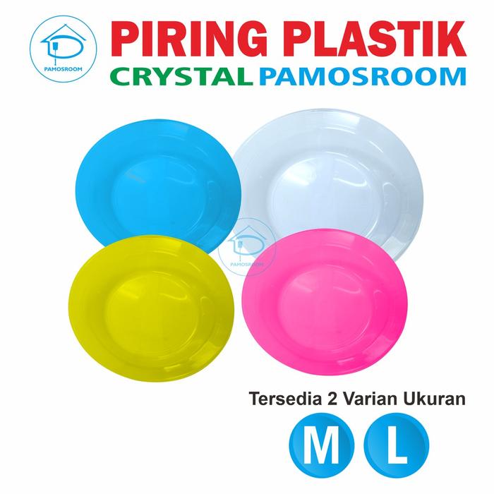 Gambar Pamosroom Piring Plastik Crystal Wadah Makan Tempat Saji Piring Makan - S (Random), Standar dari pamosroom Kota Administrasi Jakarta Utara Tokopedia