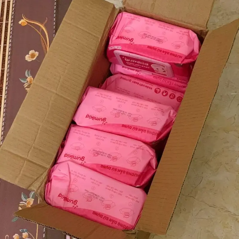 Combo 10 Gói Khăn Ướt GUMI Kid Phiên Bản Mới Có Thêm Công Nghệ Nano Giá Không Đổi, Bịch Khăn Ướt 100 Tờ, An Toàn Cho Bé GUGM-012 6