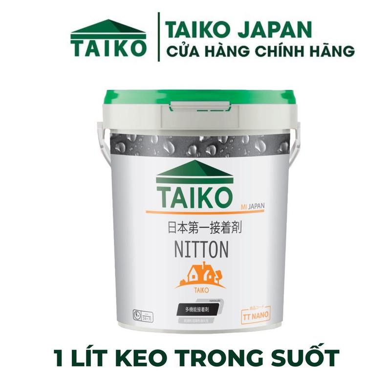 Keo chống thấm TAIKO Trong Suốt Loại 0,5L, 1L, 2L  - Chống thấm nền gạch, nhà vệ sinh, tường nhà, cửa sổ, gỗ công nghiệp 6