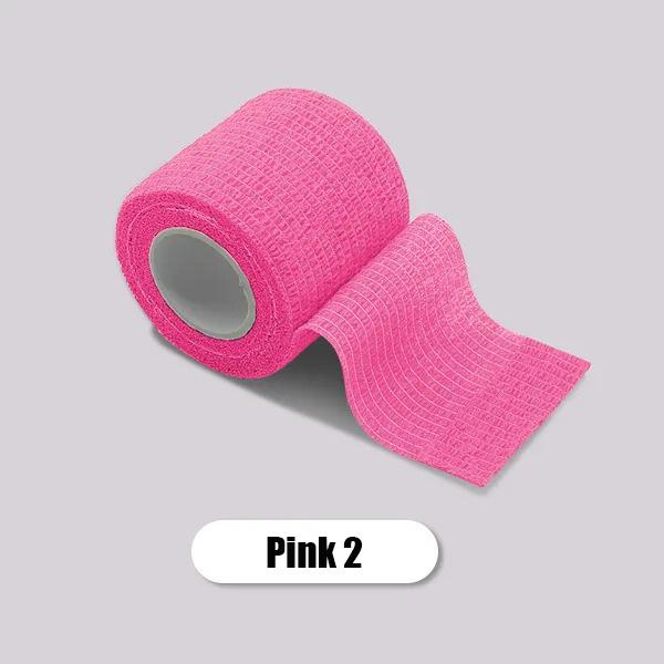 Product Introduction of 4.8m Colorful Sport Self Adhesive Elastic Bandage Wraps Fixing Finger Wrist Leg Knee Support Pad Non-woven Fabric Sport Tapes 21