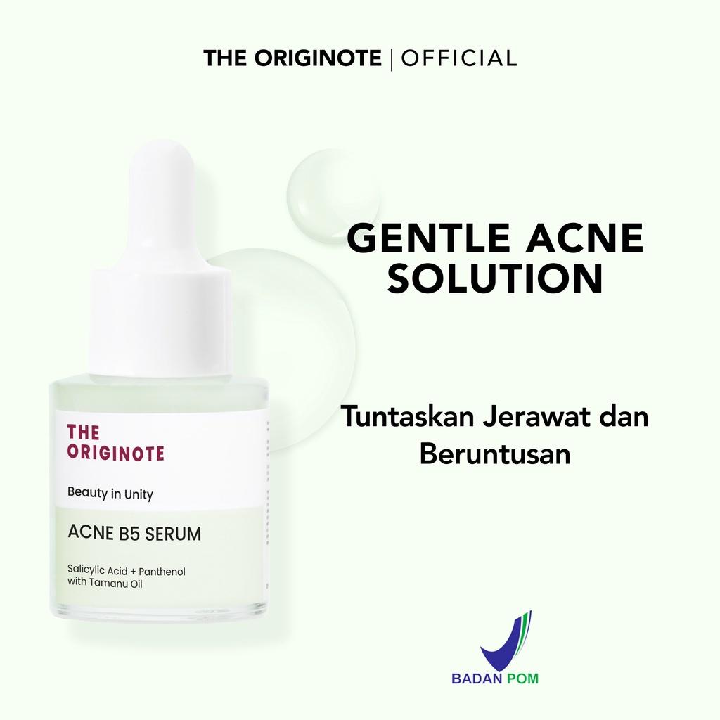 The Originote Acne B5 Serum Tetes Treatment Acid Ceramide  Tamanu oil Hyaluronic   Memudarkan Wajah berjerawat Pembersih Jerawat kulit Berminyak Lactic Niacinamide