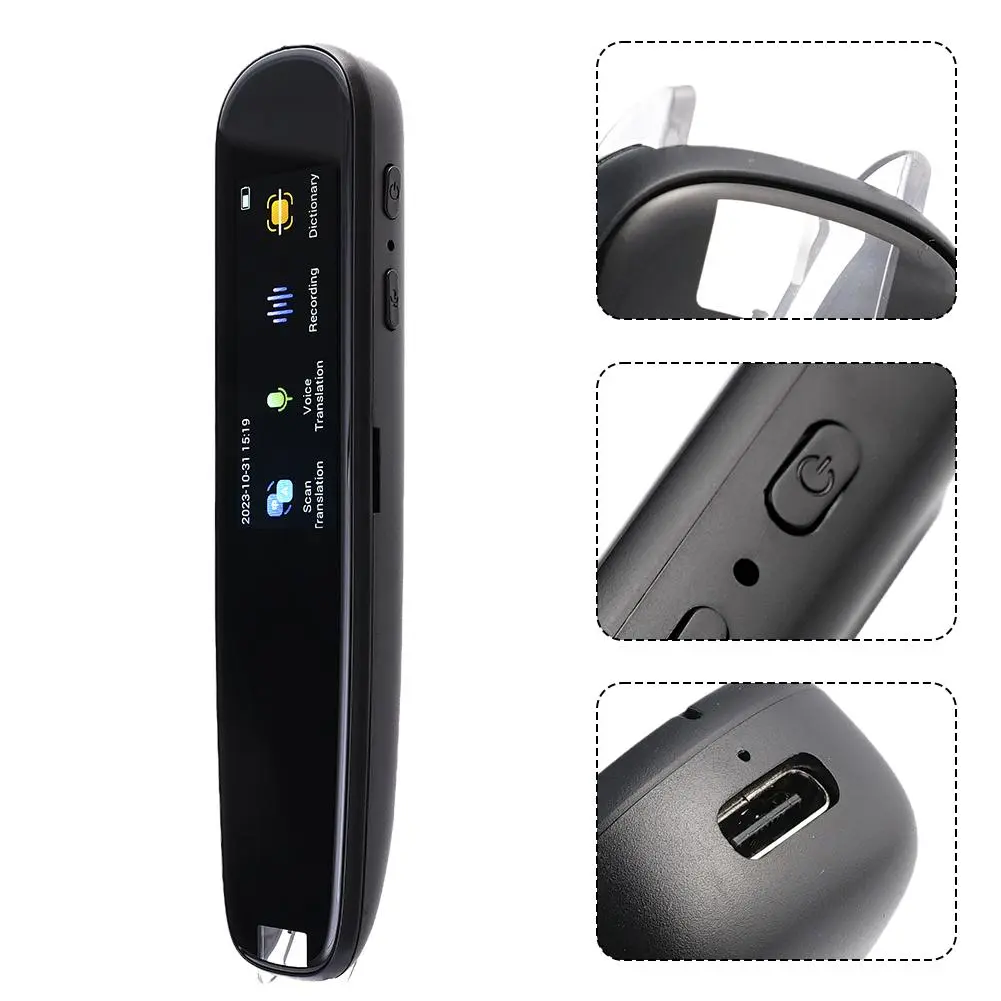 Smart Translation Pen – 112 Languages, Offline/WiFi Voice & Text Scanner for Travel, Study & Business