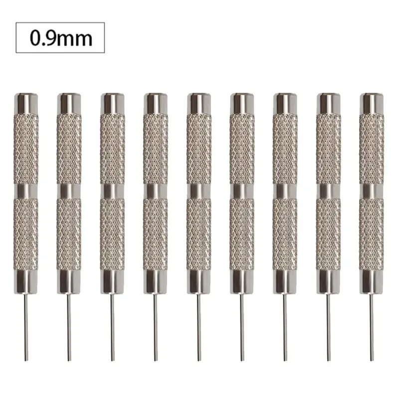 Dụng Cụ Sửa Chữa Tháo Ghim Vòng đeo tay Dây đồng Đồng Hồ 10 cái, Đục lỗ ghim sắt, Chiều rộng 0,7-1,0mm 7