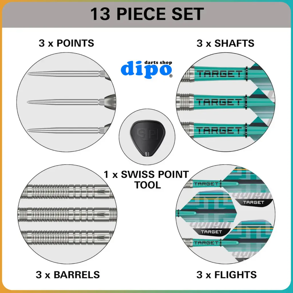 TARGET HYDRO 03 (90% Tungsten) - TARGET Swiss Steel Darts - TikTok