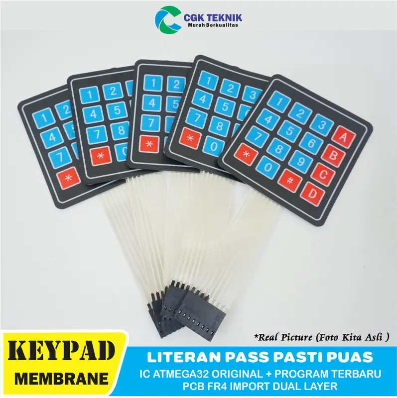 CGK TEKNIK - KEYPAD PERTAMINI MEMBRANE 4X4 KEYPAD POM MINI 2