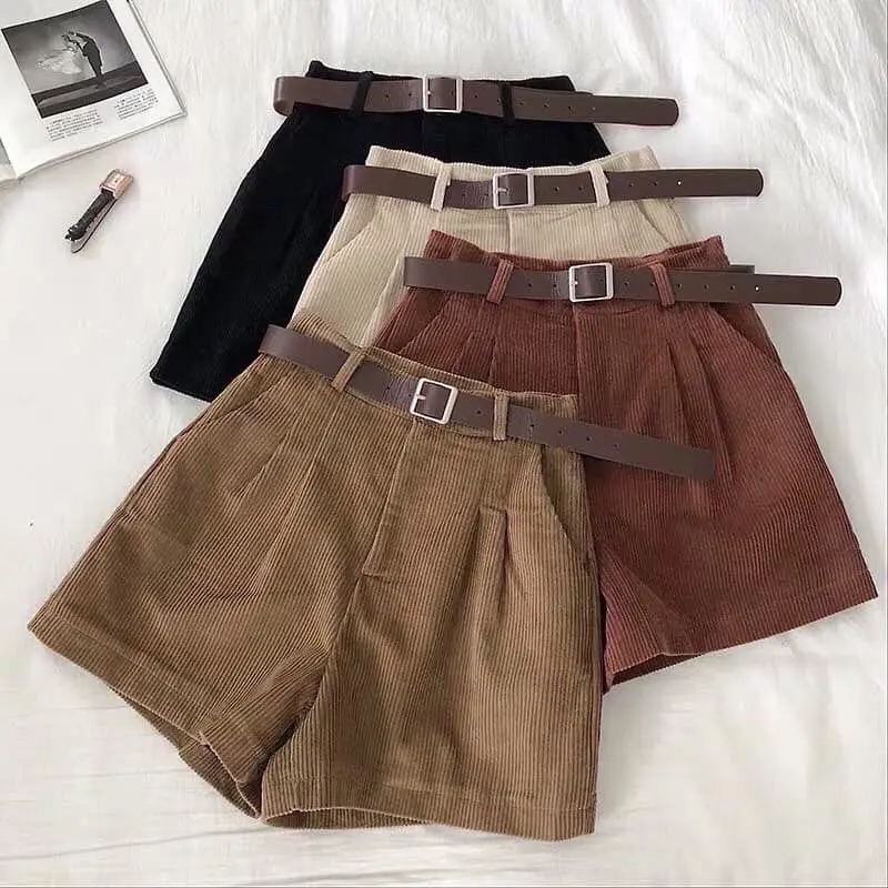 Quần Short Nhung Tăm Siêu Xinh Nữ Women Pants