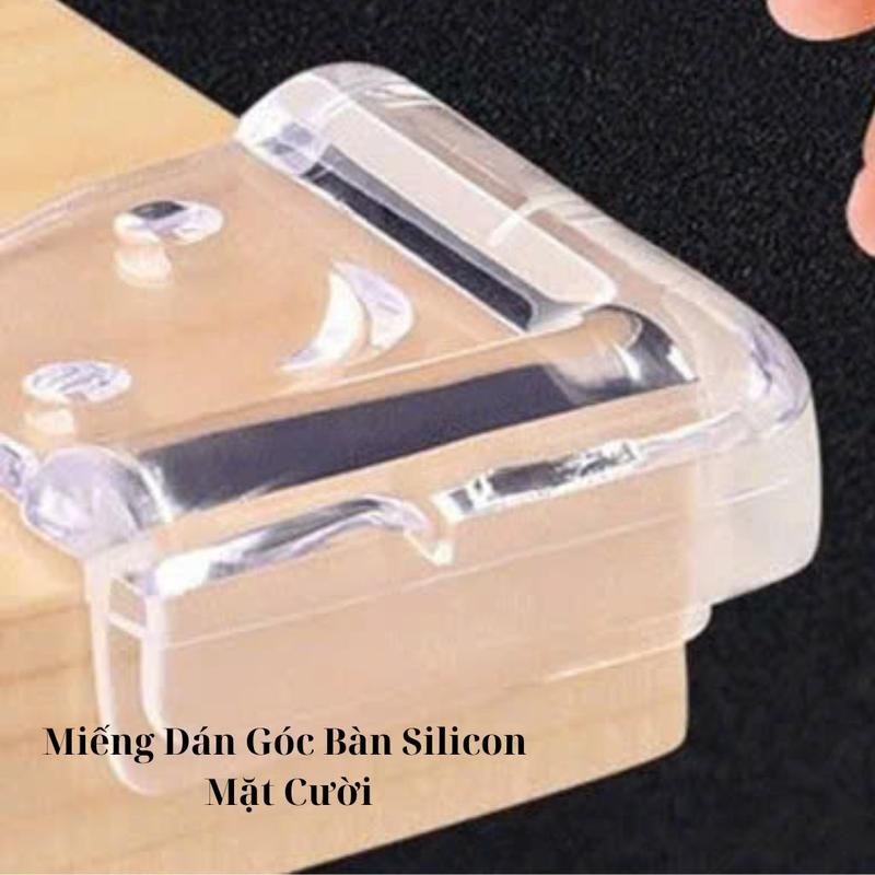 Miếng Bịt Góc Bàn, Bọc Cạnh Bàn Silicon Hình Mặt Cười Chống Va Đập - An Toàn Cho Bé Và Gia Đình 4