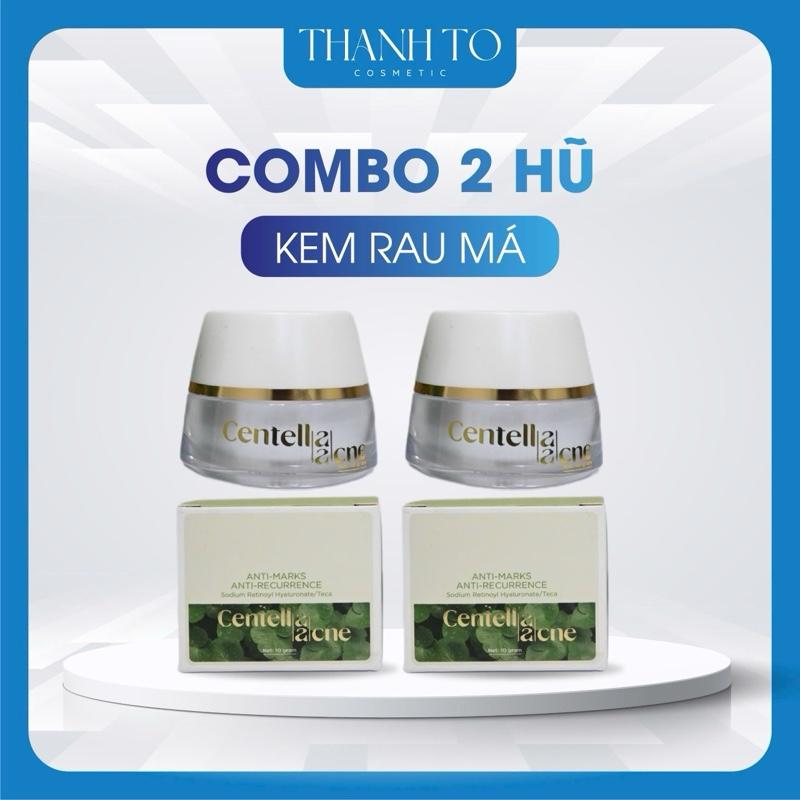 Sale Ngày Đôi COMBO 2 Hộp Kem Rau Má Hỗ Trợ Da Mụn | Thanh Tô Cosmetic Skincare Chăm Sóc Da Làm Đẹp Da