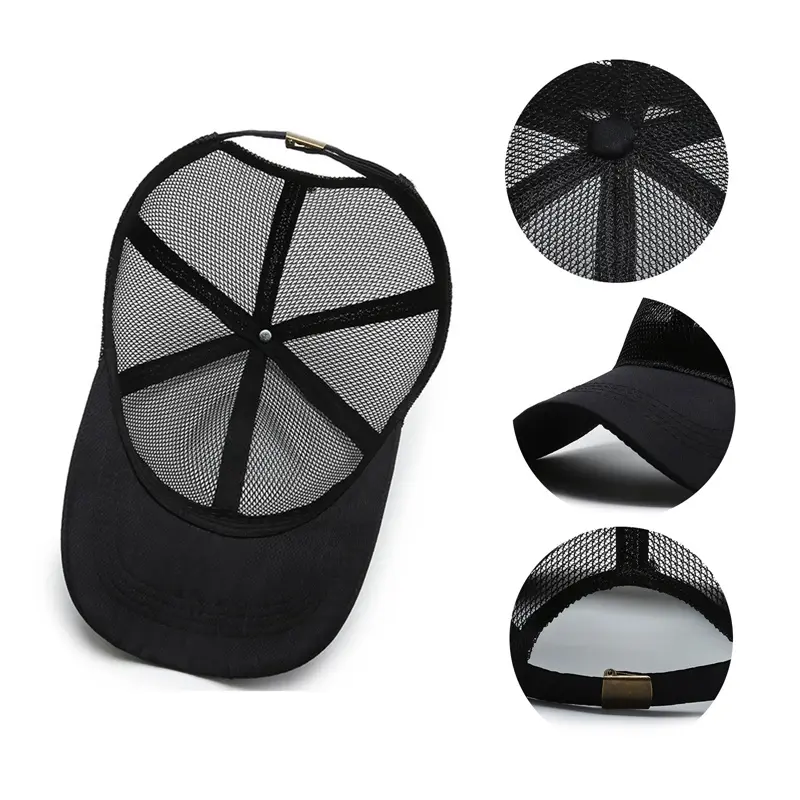 Mũ Bóng Chày Lưới Toàn Bộ Cho Nam Và Nữ, Mũ Thể Thao Chống Nắng Làm Mát Nhanh Khô, Snapback, Unisex 3