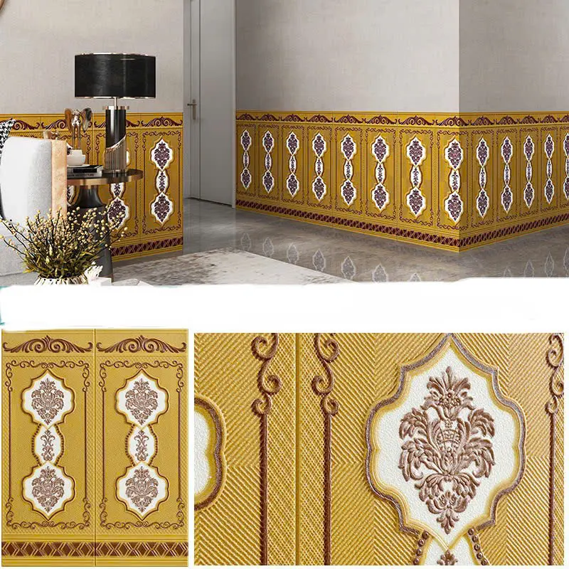 xốp dán chân tường kích thước 90x70 cm, mặt sau có sẵn keo 6