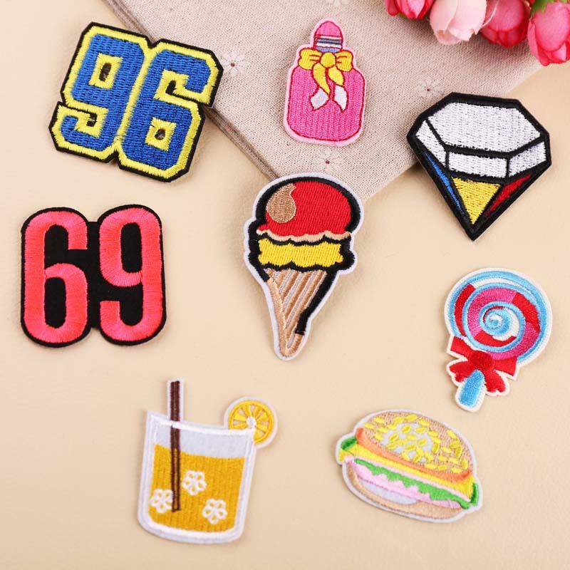 Cloth Sticker Design Fashion Embroidered Cloth Stickers Computer Embroidery Chapter Trend ...