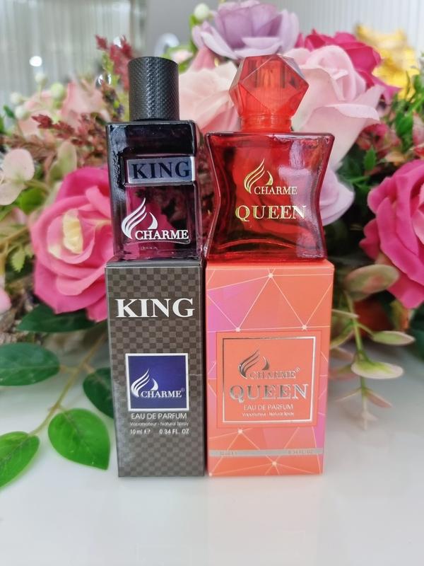 Combo 2 chai nước hoa dạng chấm - 10ml Charme King và Charme Queen Nữ Cosmetic Perfume Xịt Thơm Women