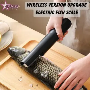 [auroracollect] Alat Penghilang Sisik Ikan Mesin Pembersih Sisik Ikan Otomatis Scaler Ikan Listrik  Pembersih Sisik Ikan Stainless Steel