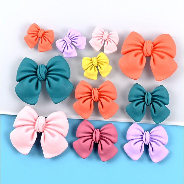 Sticker gắn dép, charm nơ xinh xắn cho các bạn trang trí kẹp tóc, vỏ ốp điện thoại, DIY 2
