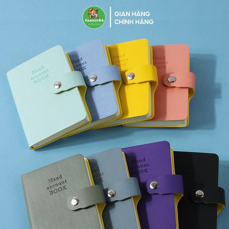  Sổ Tay Ghi Chép Size Mini A7 200 Trang Giấy Chống Lóa Sổ Note Sổ Tay Bỏ Túi Ghi Chú Chép Từ Vựng Todo List Planner 