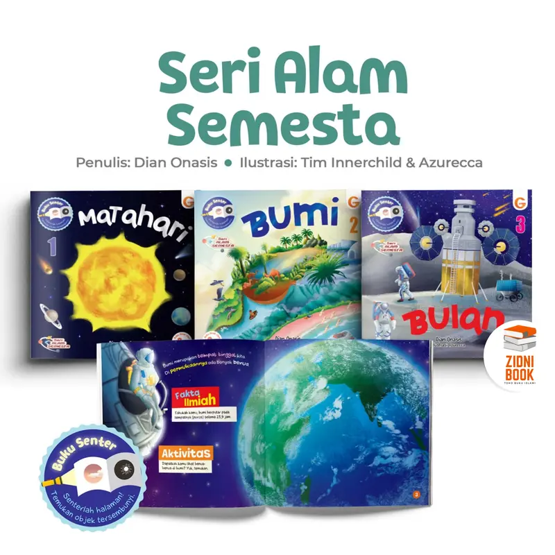 Buku Anak Seri Alam Semesta 1 Set (3 Buku) 0