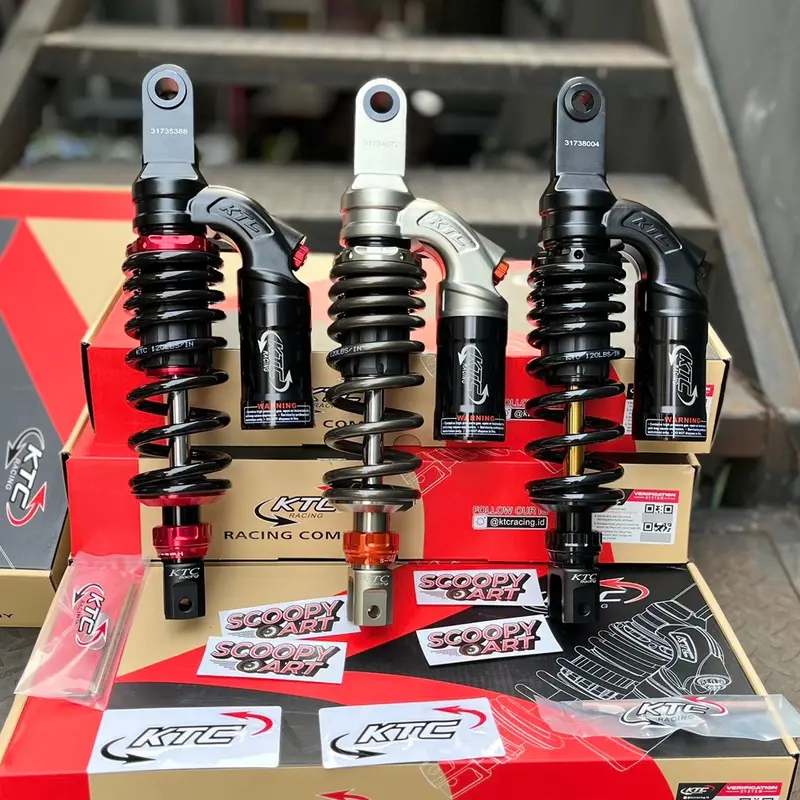 Shockbreaker Racing KTC Extreme EVO Series Original Vario Beat Scoopy Shock Belakang Tabung 330mm 330 mm Scoopy Vario Beat Motor Motorcycle 0