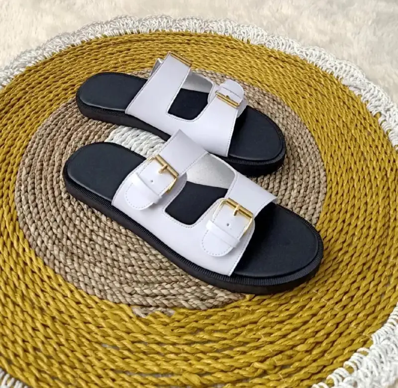 Sandal Slip On Wanita Kekinian Luar Ruang Sandal Cewek Gaya Korea Sendal 1