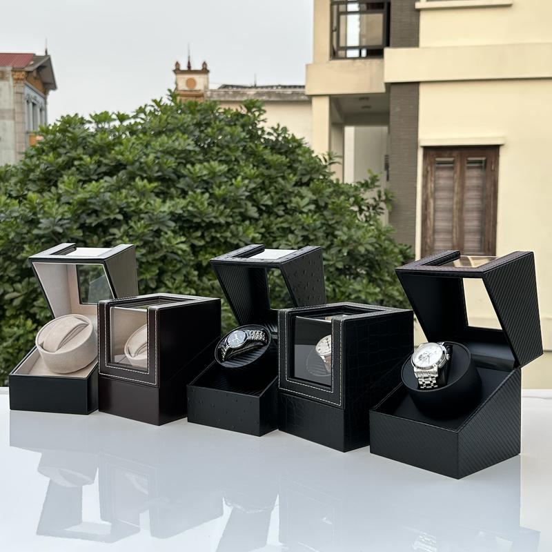 Hộp xoay đồng hồ - Tặng kèm củ nguồn - Lên cót đồng hồ cơ Automatic