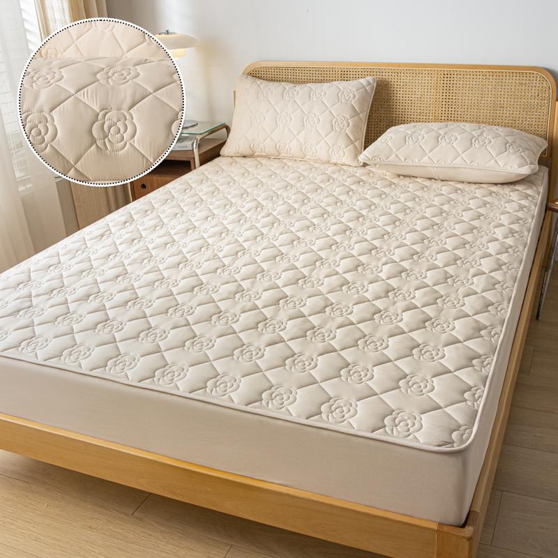 Product Introduction of Waterproof Jacquard Mattress Cover Pad Protector Breathable Durable Fitted Sheet Latex Mat Double Thicken Bed Cover180/220x200cm 24