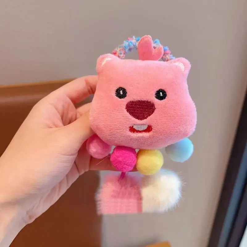 Dây Buộc Tóc Co Giãn Nhồi Bông Dễ Thương, Dành Cho Bé Gái, Thiết Kế Hoạt Hình Sanrio, Dây Buộc Tóc, Dây Cao Su, Phụ Kiện Cài Tóc, Phụ Kiện Tóc 8