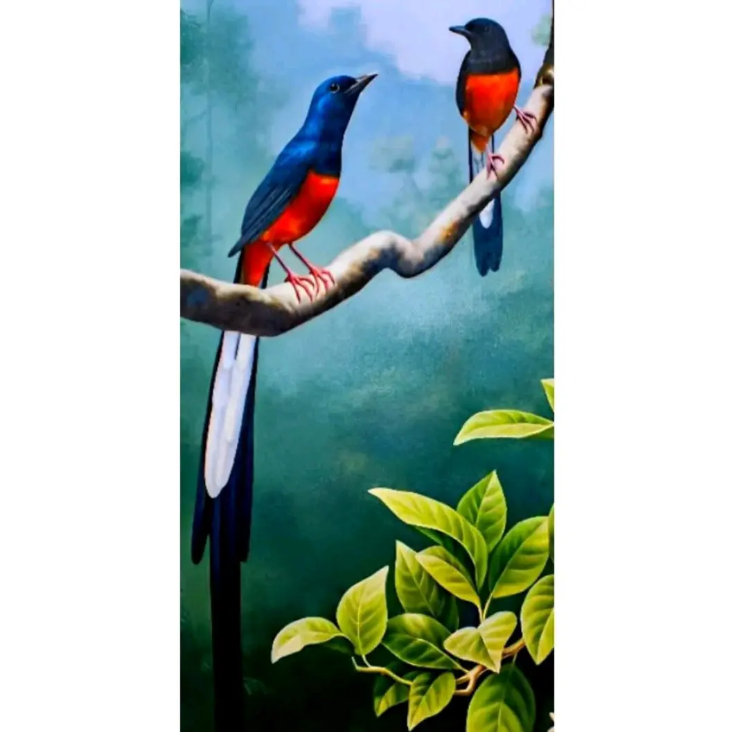 hiasan dinding foto burung