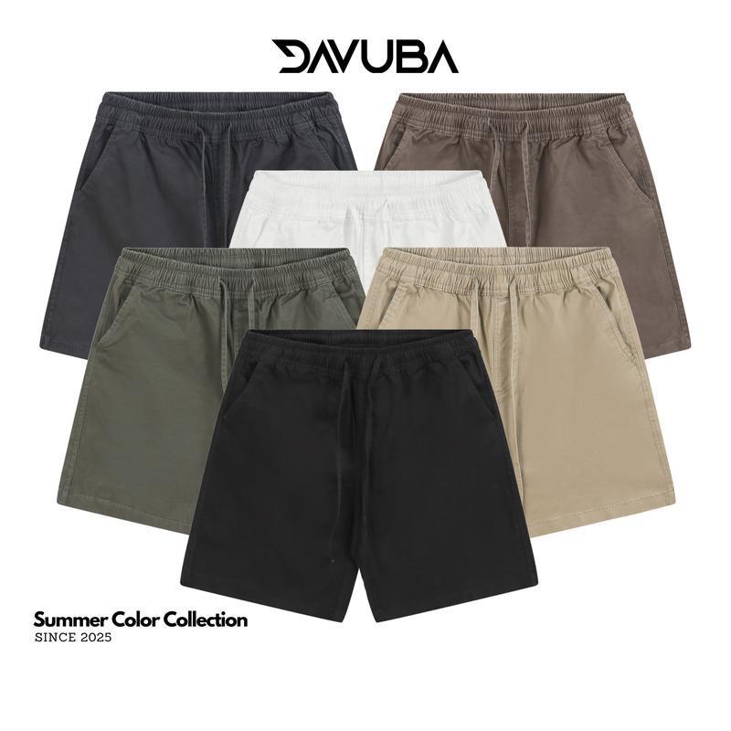 DAVUBA - Deal Mở Bán Quần short nam Kaki nhung mịn co dãn 4 chiều SM136