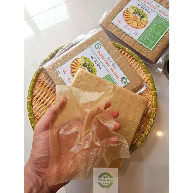 COMBO 10 tệp bánh ram Hà Tĩnh (500g) - Loại Hảo Hạng phơi sương đặc biệt - Hút Chân Không 7