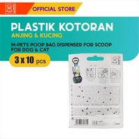 Gambar M-Pets Dog Poop Bag Dispenser For Scoop 3x10 Pcs / Plastik Kotoran dari M-Pets Volk Pets Indonesia Kota Administrasi Jakarta Barat 3 Tokopedia