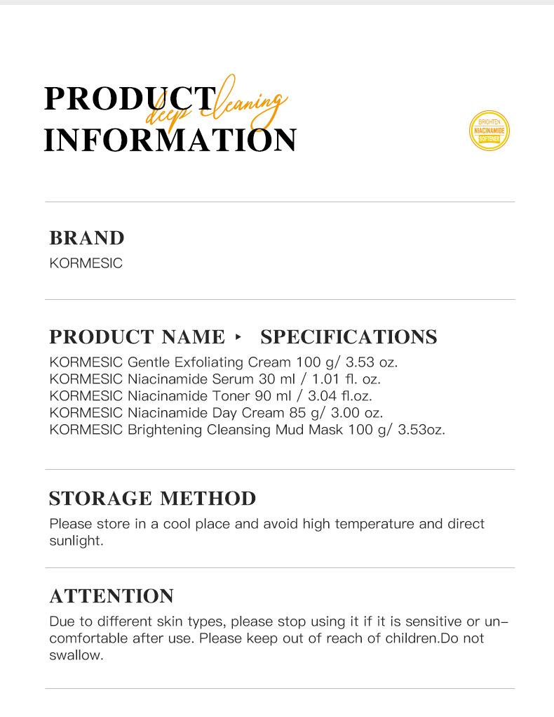 Product Introduction of Tinh Chất Nicotinamide, KORMES, Dưỡng Ẩm Và Cấp Nước, Đã Được Ủy Quyền Và Có Sẵn Tại Indonesia, Đã Được Cấp Phép Và Có Sẵn Tại Indonesia. 6