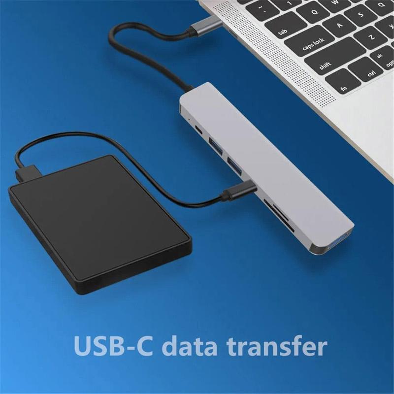 7 In 1 Multi Port Adapter Docking Station For Samsung Galaxy S23/Ultra/Plus 3