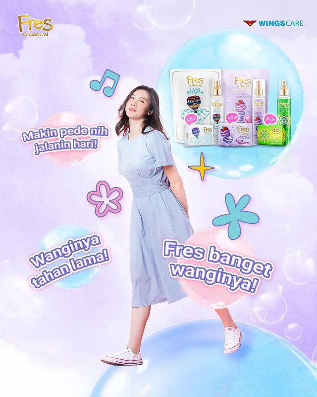 Fres & Natural Cologne 100ml Parfum Wanita Wangi Segar Tahan Lama 1